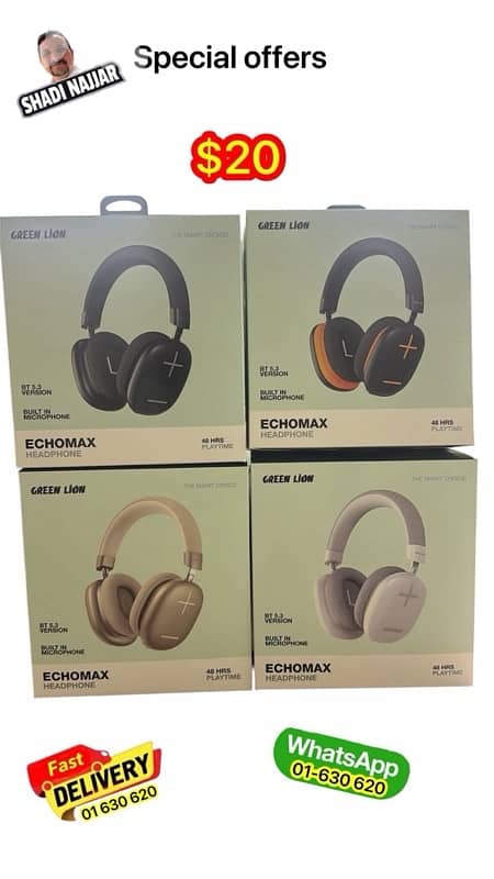 Green Lion headset $16 2