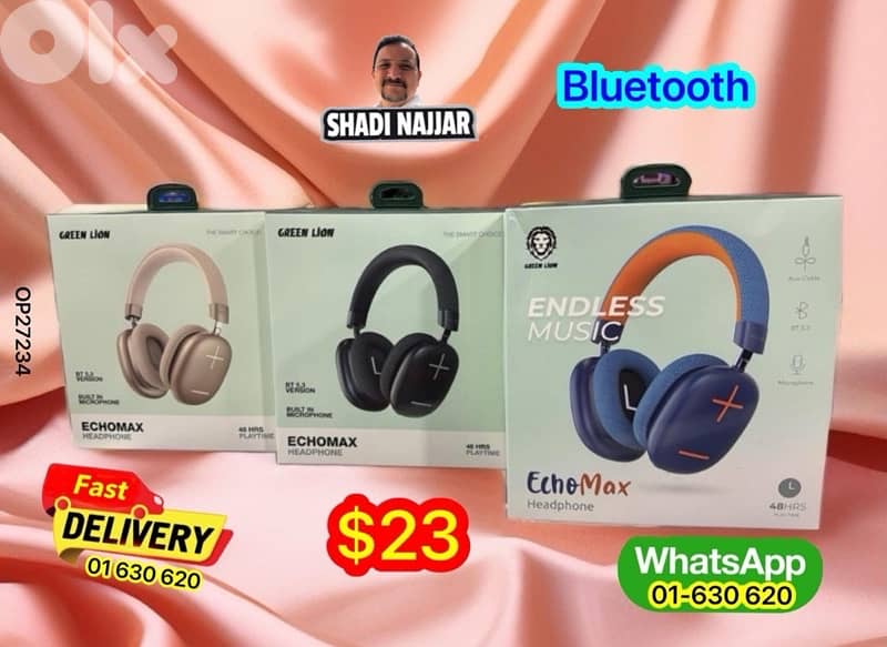 Green Lion headset $16 3