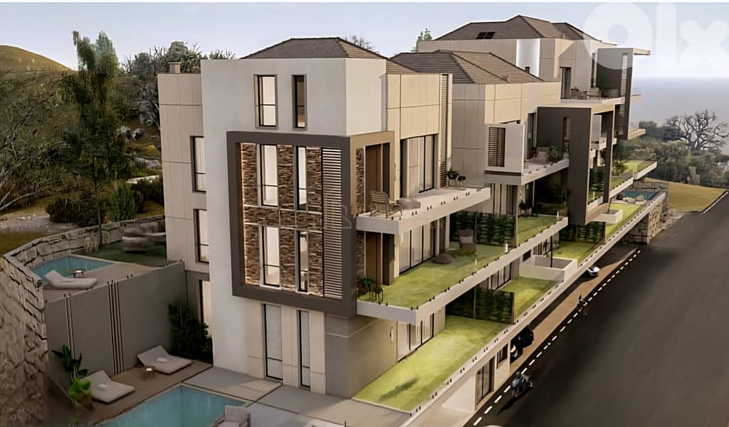 Apartment for sale in Bikfaya/ Duplex/ Under construction/ Garden 0