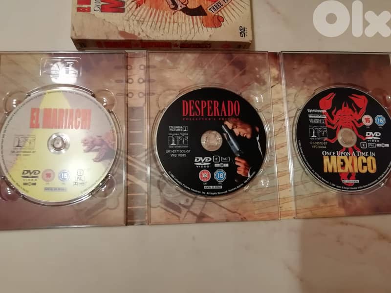 three DVD movies by Robert Rodriguez box set 1