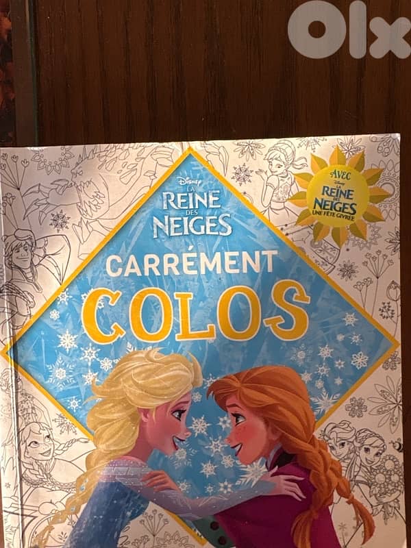 story books french and colouring book 1