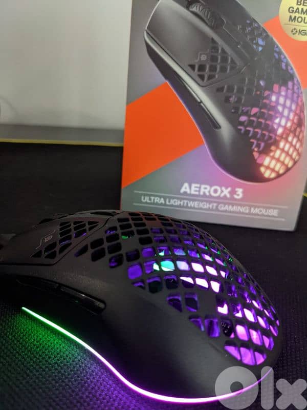 Steelseries Aerox 3 Gaming Mouse RGB 1
