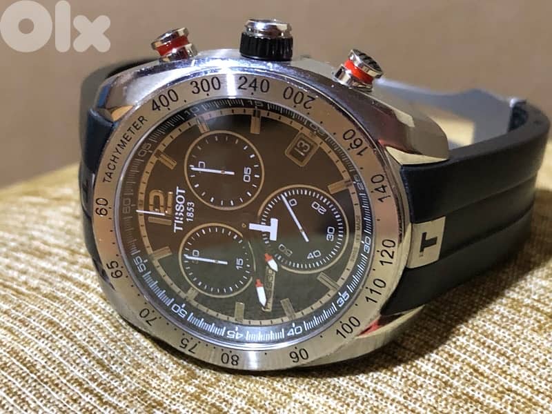TISSO  TISSOT PRS 330 WATCH CHRONOGRAPH TACHYMETER SAPPHIR CRYISTAL 2