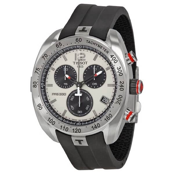 TISSO  TISSOT PRS 330 WATCH CHRONOGRAPH TACHYMETER SAPPHIR CRYISTAL 3