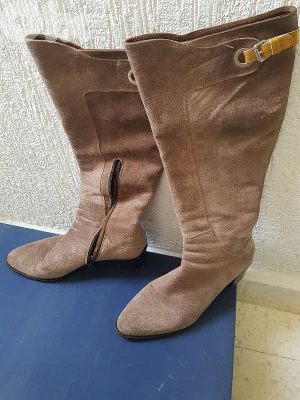 botine daim nubuck size 38 used 2 times only 0