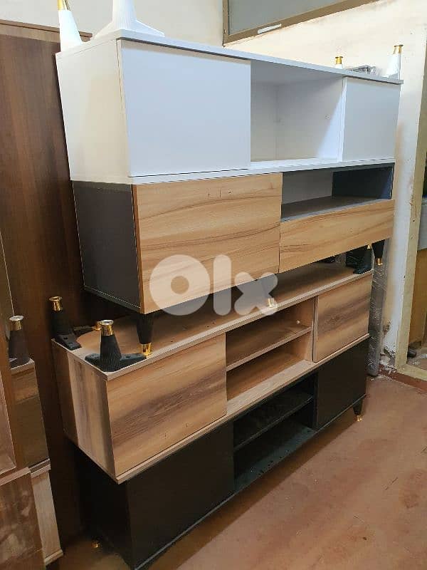 طاولات TV جديدة جاهزة و حسب الطلب (HIGH QUALITY) 0