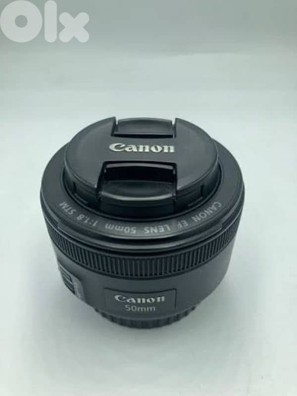 Canon EF 50mm f/1.8 STM lens in excellent condition, barely used 0