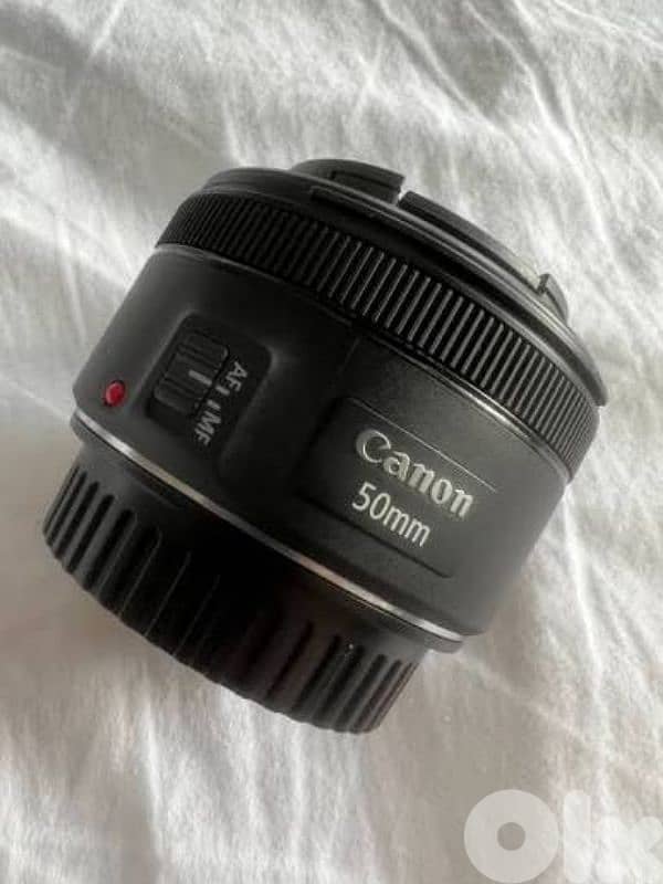 Canon EF 50mm f/1.8 STM lens in excellent condition, barely used 2