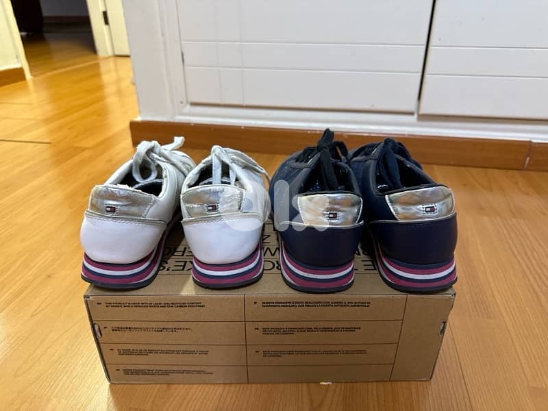 2 pairs of Used cheap Tommy Hilfiger shoes for women original 2