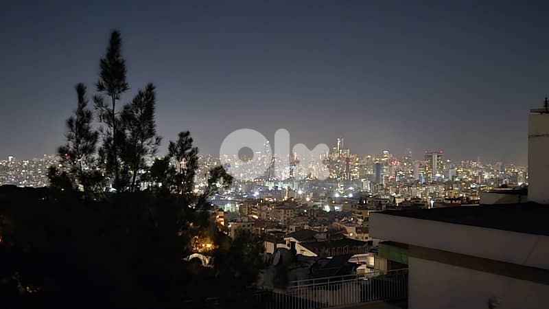 Modern Apartment W/ terrace and open views for rent in Hazmieh. 0