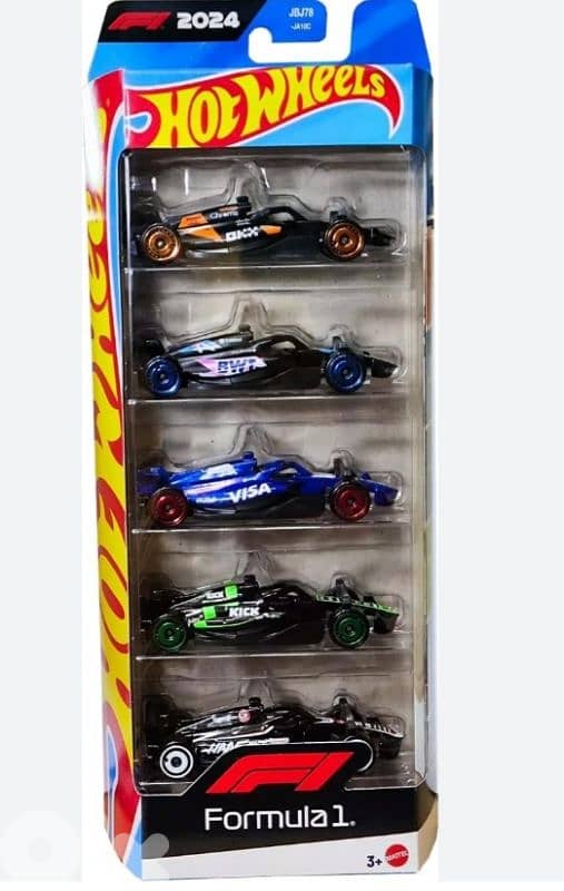 Hot Wheels Formula 1 (5 car set,) diecast car model 1;64 0