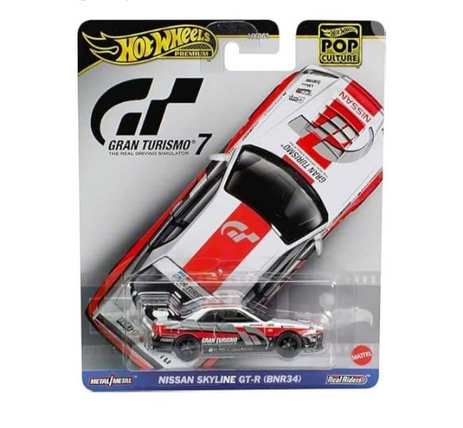 Hot Wheels Nissan Skyline R-34 (Gran Turismo 7) diecast car model 1;64 0
