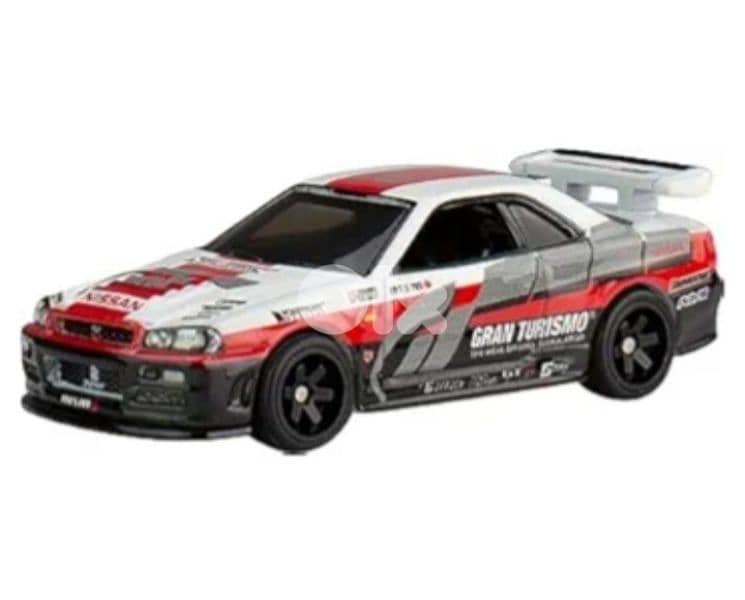 Hot Wheels Nissan Skyline R-34 (Gran Turismo 7) diecast car model 1;64 1