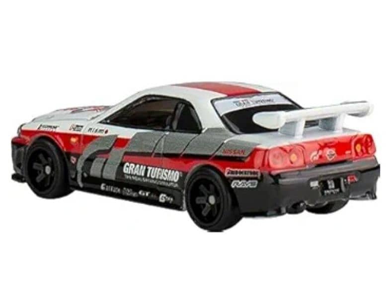 Hot Wheels Nissan Skyline R-34 (Gran Turismo 7) diecast car model 1;64 2
