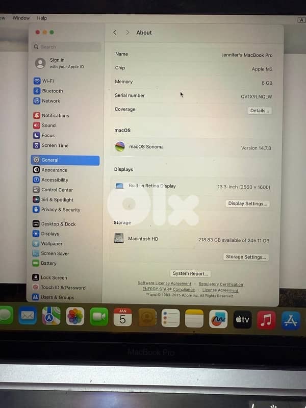 apple macbook pro m2 for sale very good condition. 6