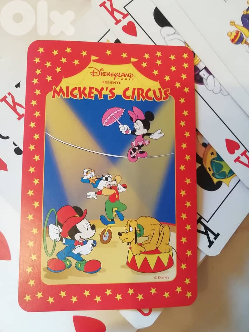 Original Euro Disney big size playing cards 12*18 cm made in Belgium 1