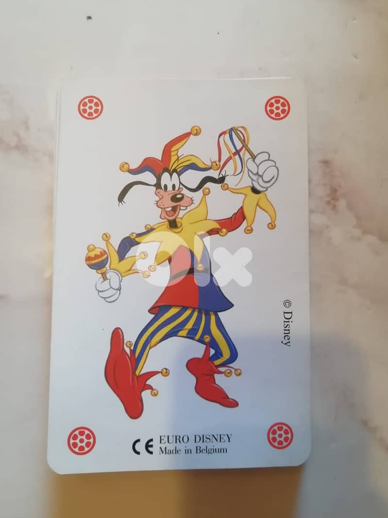 Original Euro Disney big size playing cards 12*18 cm made in Belgium 2