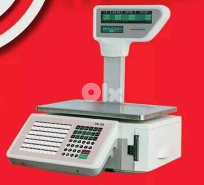 Digitron scale barcode printing 30kg network + USB English & Arabic 0