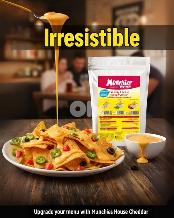 Cheddar Cheese Sauce Powder مسحوق جبنة الشيدر 2