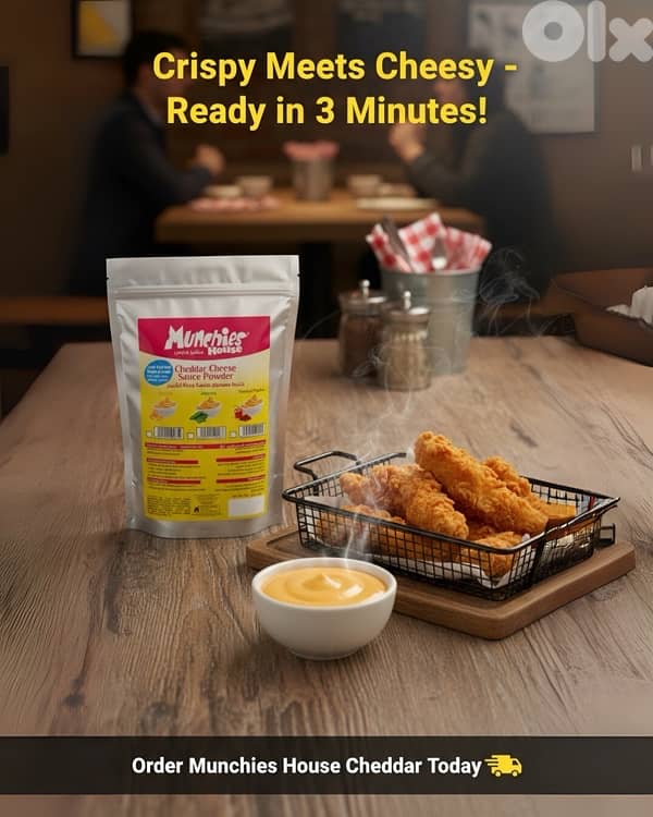 Cheddar Cheese Sauce Powder مسحوق جبنة الشيدر 3