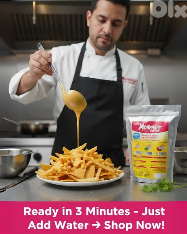 Cheddar Cheese Sauce Powder مسحوق جبنة الشيدر 9