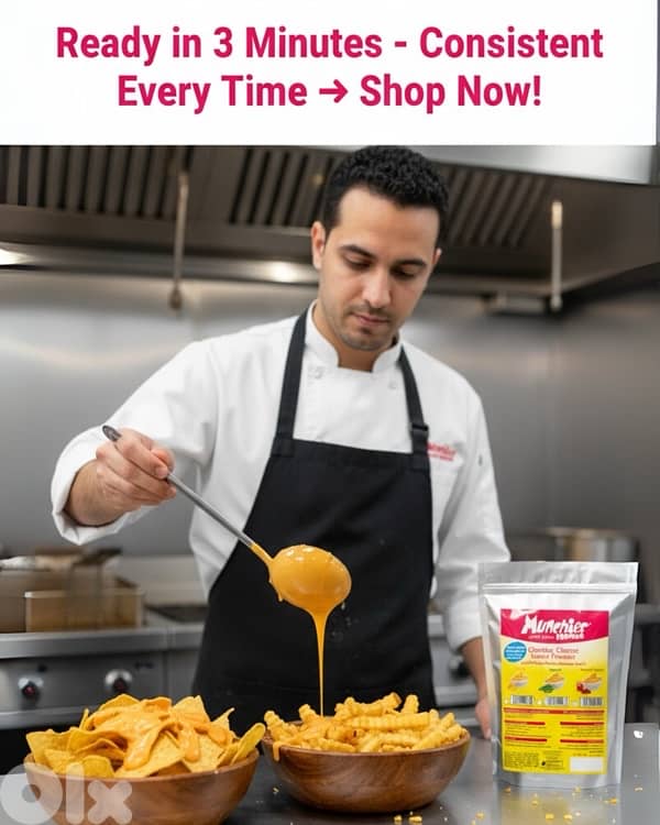 Cheddar Cheese Sauce Powder مسحوق جبنة الشيدر 11