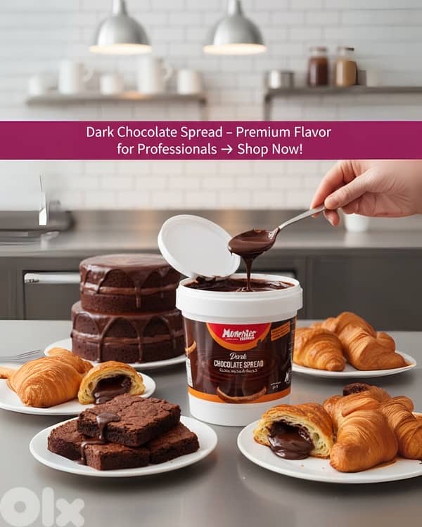 Chocolate Spread, Blocks, Coins, Toppings حشوة الشوكولا بلوكات للتدويب 16