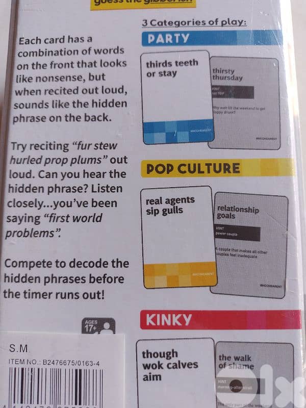 incoherent game guess the gibberish 2