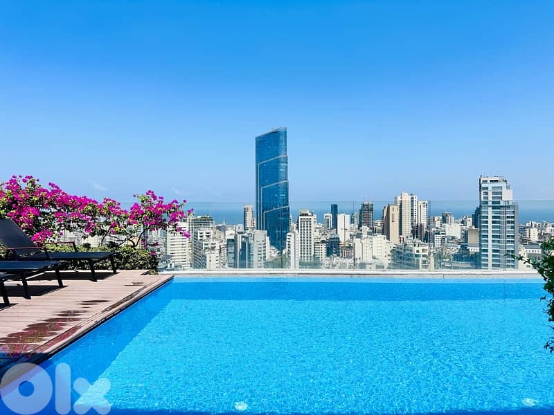 Luxuries Apartment For Rent In Achrafieh | Pool + Gym 0