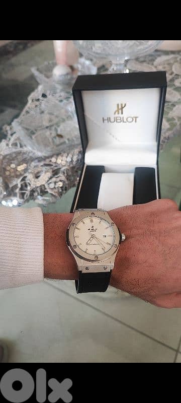 Hublot Sport Silver  Watch copy A. . . Free Delivery Today 0