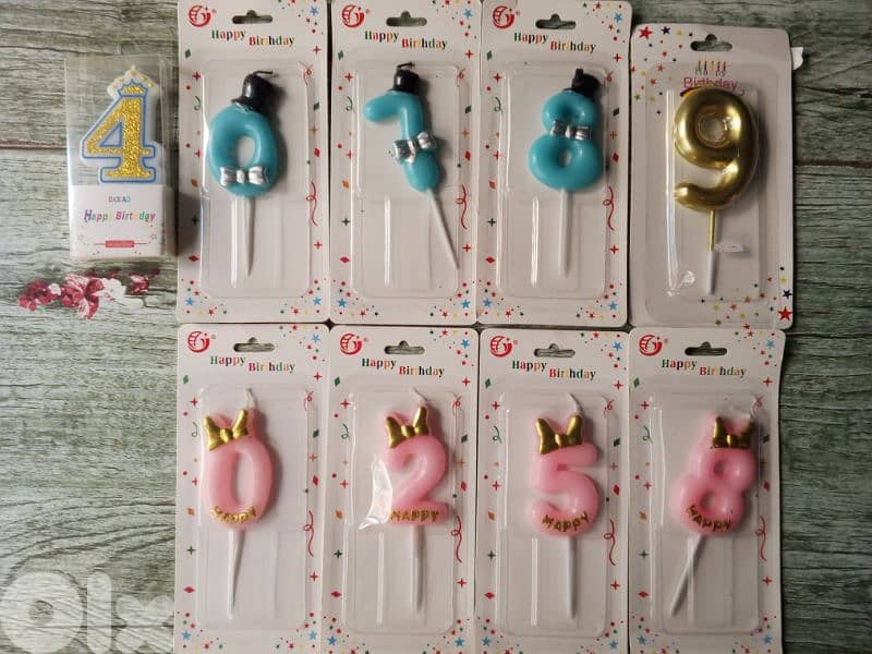 unique party candles 7