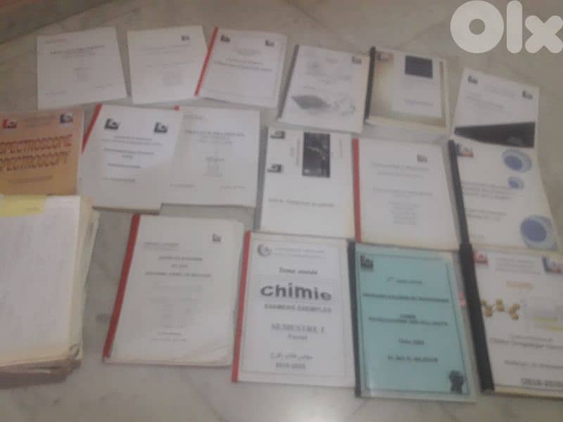 كتب chimie سنة ثانية  فرنسي كلية العلوم الحدث الجامعة اللبنانية 6