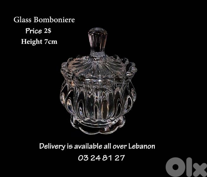 Glass Bomboniere 0