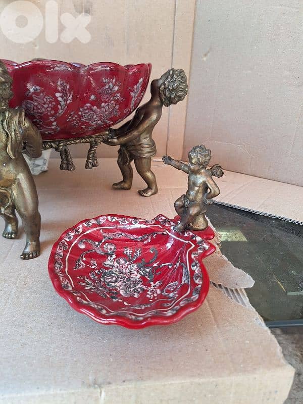 group of 5 pieces sevres porcelain & bronze handmade 4