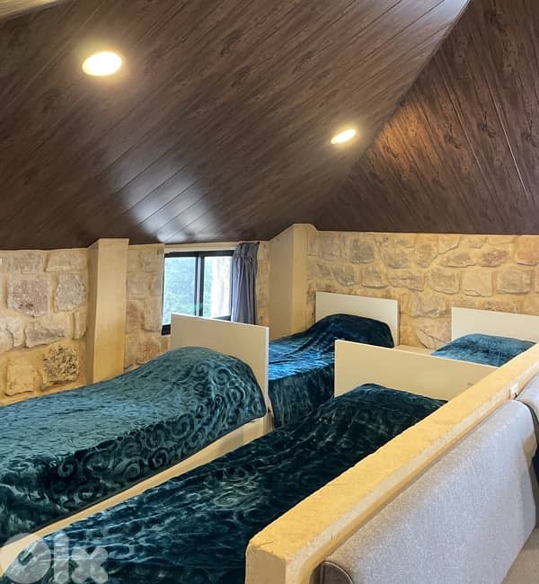 Chalet For Rent in Mechmech-Annaya شاليه مفروش للإيجار السنوي 3