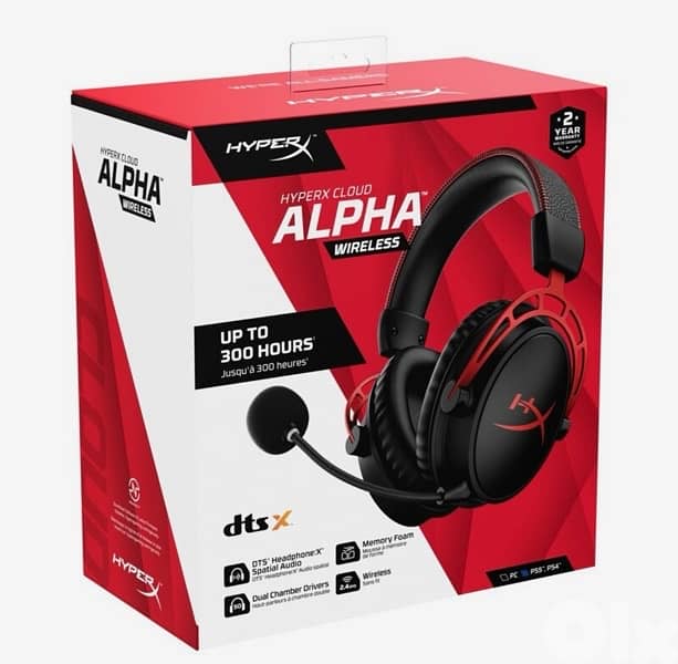 HyperX Cloud Alpha Wireless Gaming Headset 7