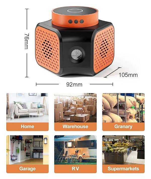 ultrasonic pest repeller جهاز طرد الحيوانات 3