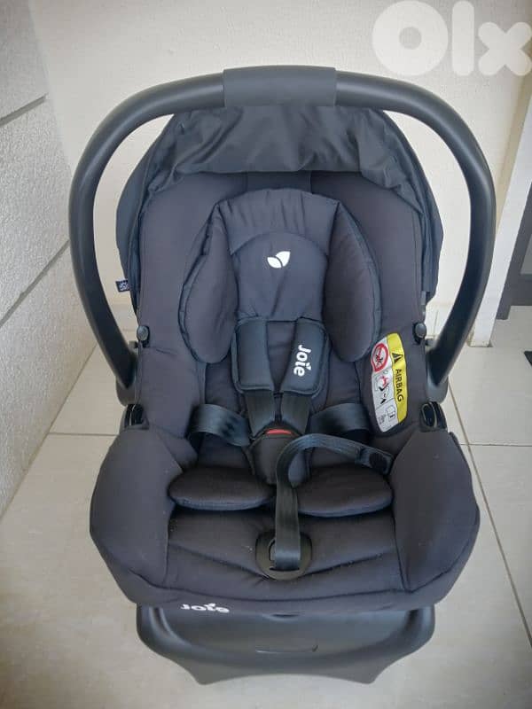 joie car seat 1st stage: birth to 15 months. birth to 13kg. with base 0