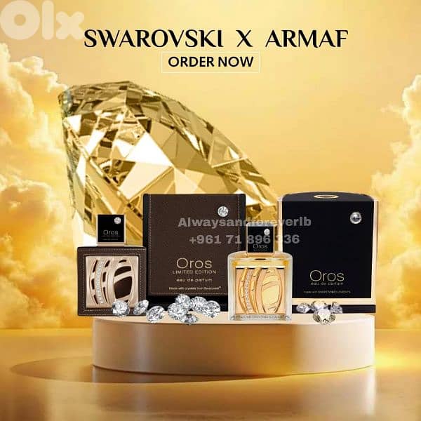 authentic Swarovski x Armaf OROS 0
