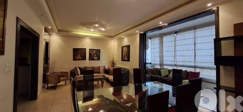 Fully Furnished apartment for rent شقة مفروشة للايجار تلال عين سعادة 0