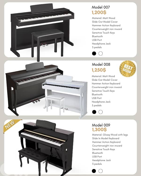 keyboard and digital pianos for sale 2