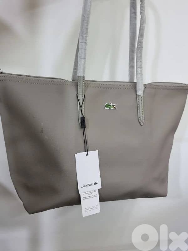 Lacoste Large Zipper Tote Bag 1