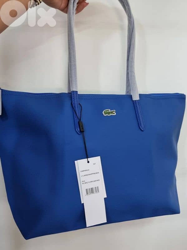 Lacoste Large Zipper Tote Bag 3