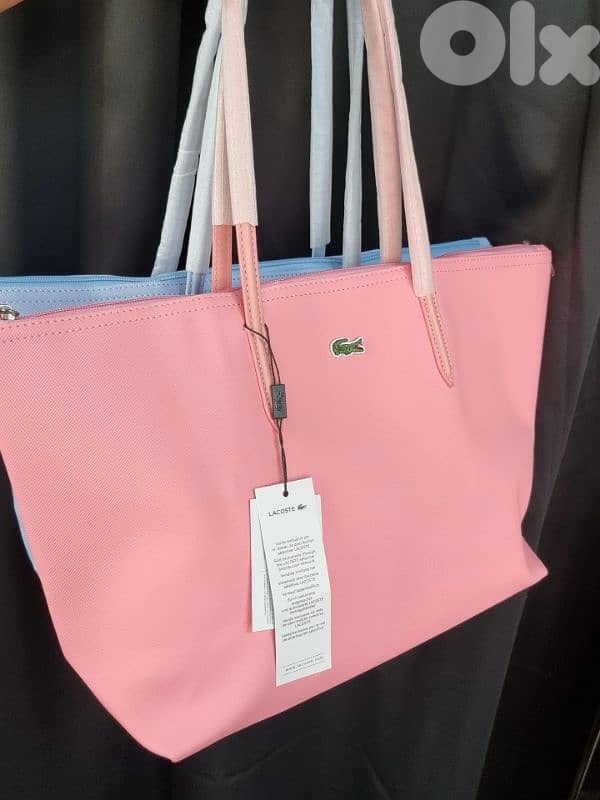 Lacoste Large Zipper Tote Bag 4