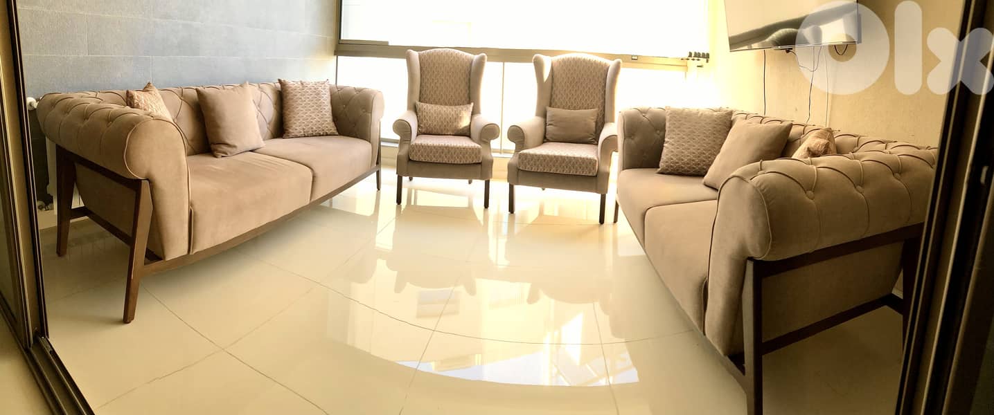 Salon set (4 pieces) - sofas and bergeres صالون 5