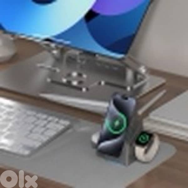 3-in-1 Magnetic Wireless Charging Dock  قاعدة شحن لاسلكية مغناطيسية 7