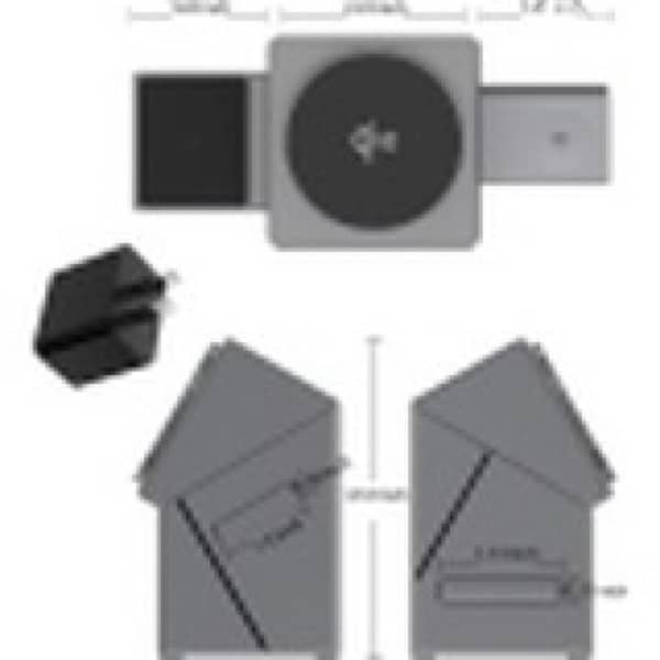 3-in-1 Magnetic Wireless Charging Dock  قاعدة شحن لاسلكية مغناطيسية 8