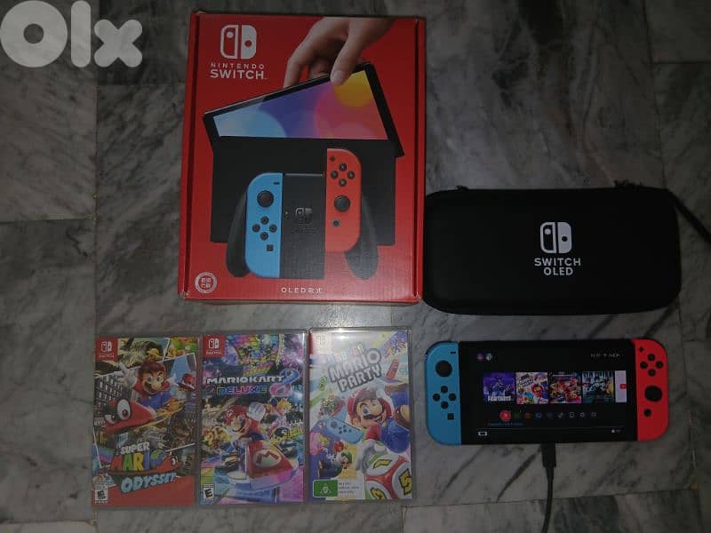 Nintendo Switch Oled Used Two Months 0