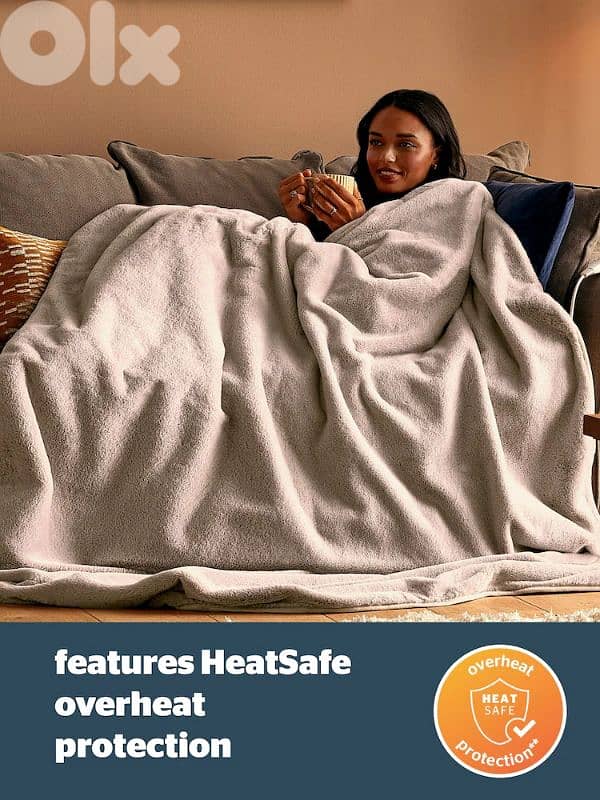 luxury fur heated blanket/electric blanket 2