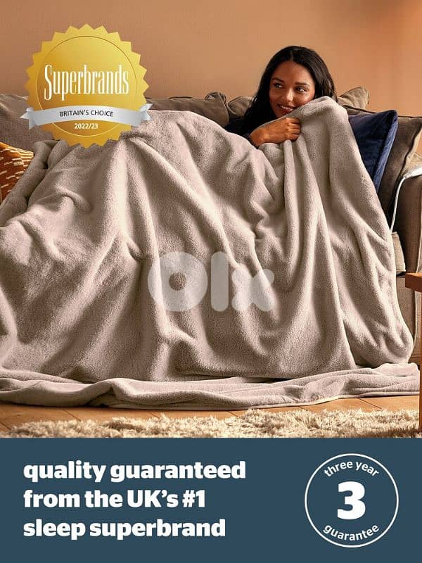 luxury fur heated blanket/electric blanket 4
